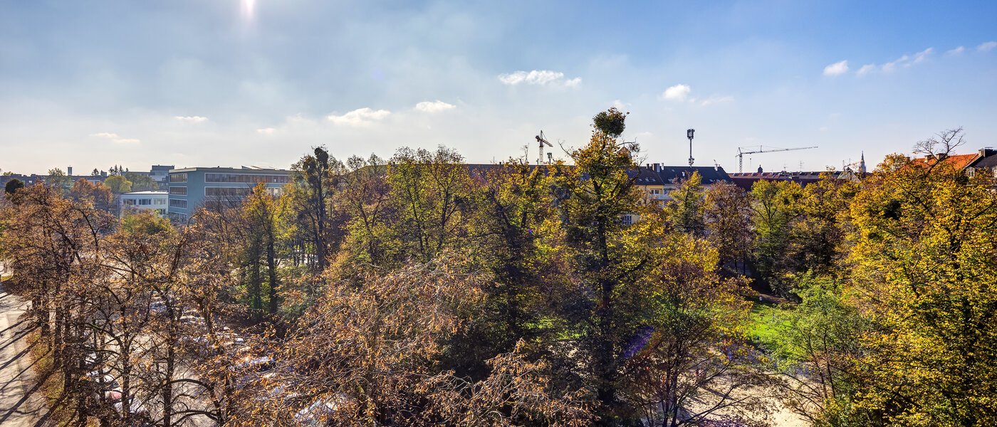 мансардная квартира München Obergiesing 02 вид из окна 12328