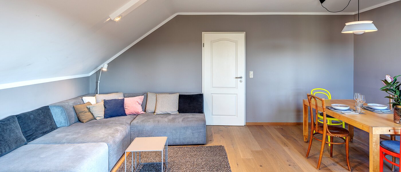 мансардная квартира München Obergiesing 02 жилое пространство 12328