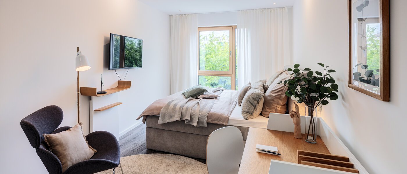 квартира München Pasing 01 2-я спальная комната 12332