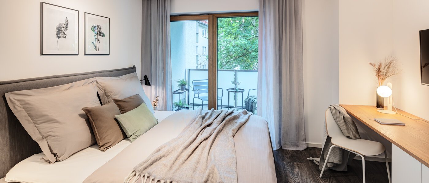 квартира München Pasing 01 1-я спальная комната 12332