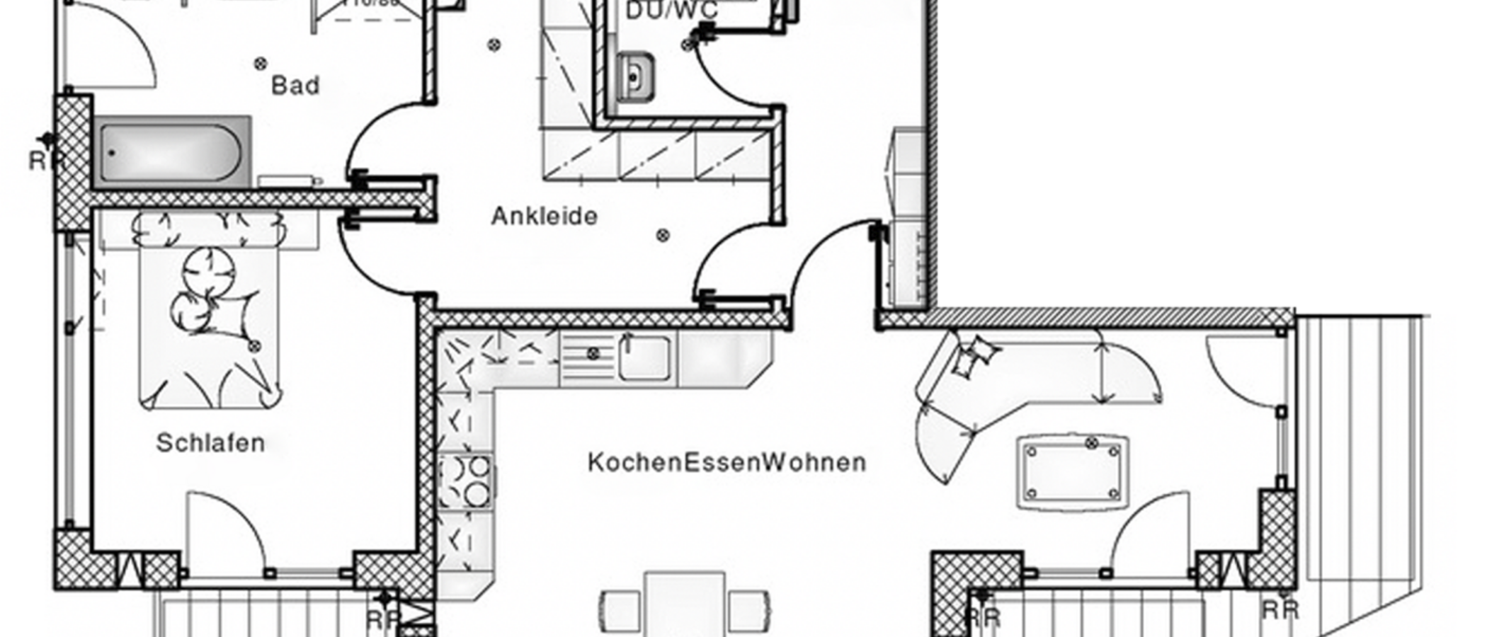 квартира München Pasing 01 план этажа 12344