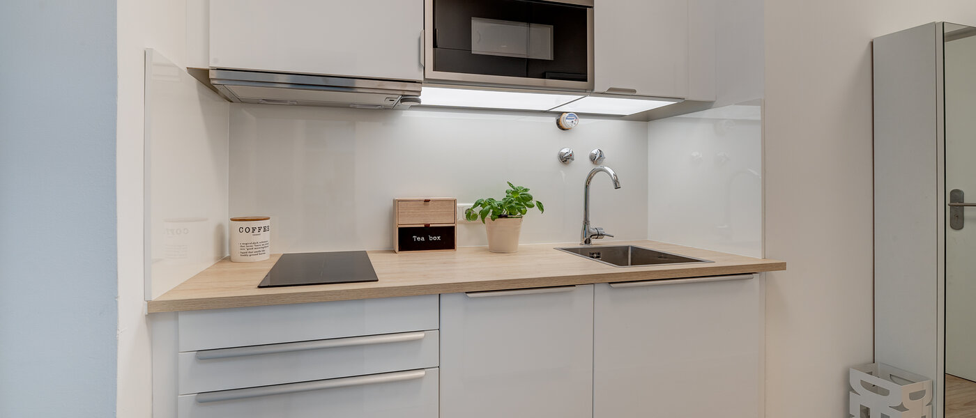 квартира München Schwabing-West (rund um den Hohenzollernplatz) 01 кухня 12352