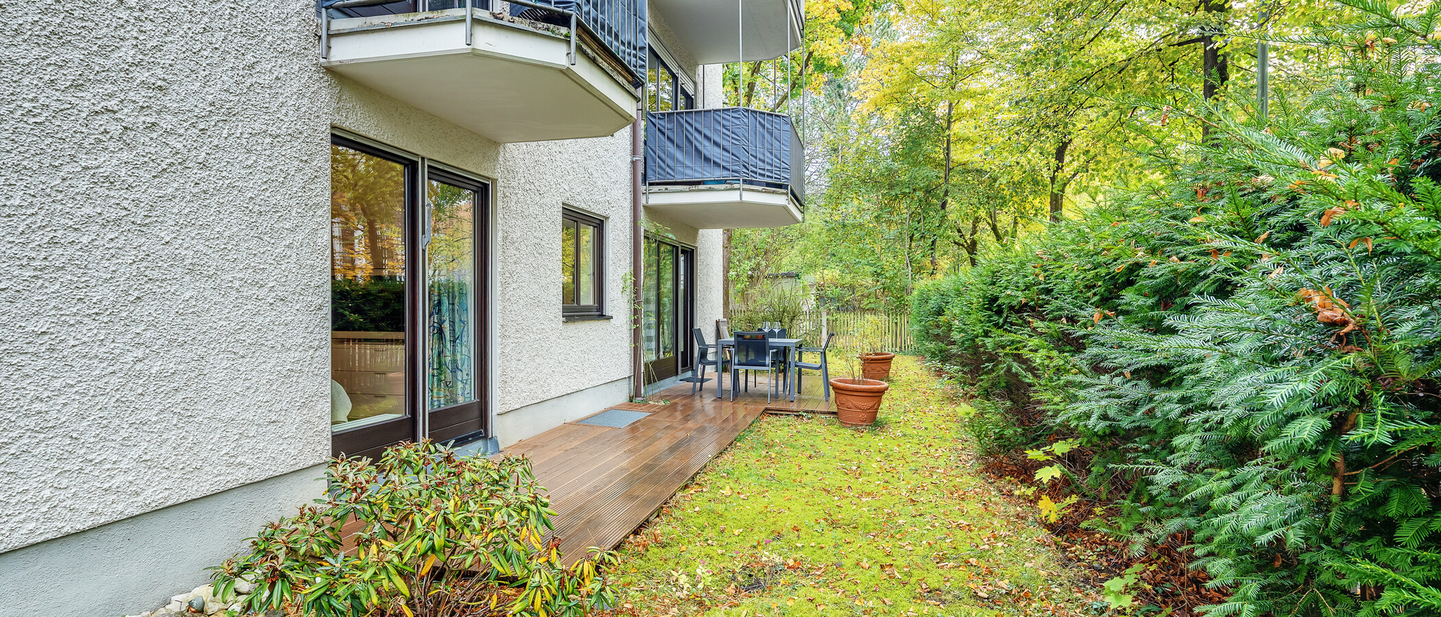 квартира München Solln 01 сад 12371