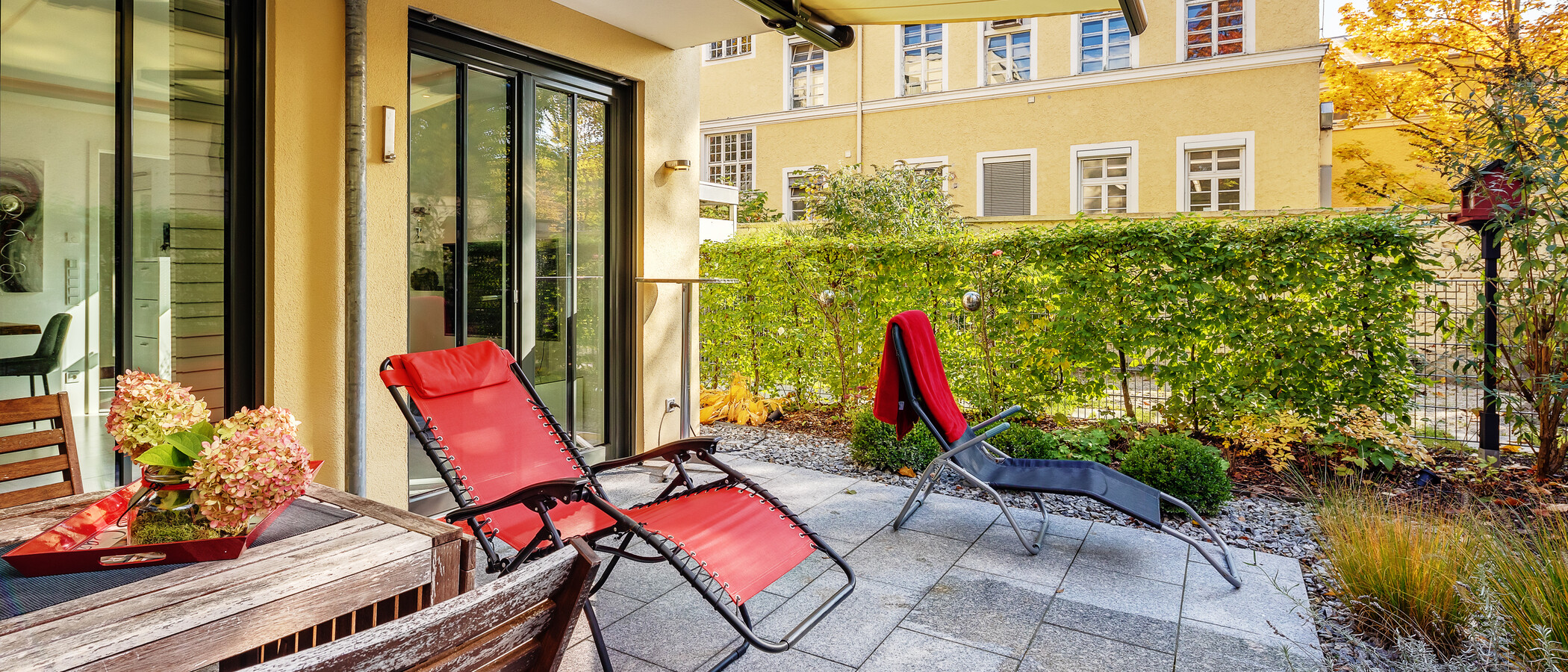 квартира с садом München Schwabing (rechts der Leopoldstraße) 03 терраса 12380