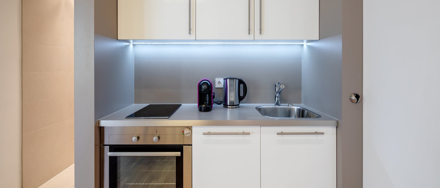 квартира München Bogenhausen 01 кухня 12389