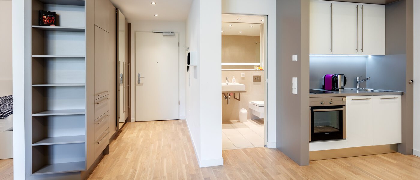 квартира München Bogenhausen 02 кухня 12389