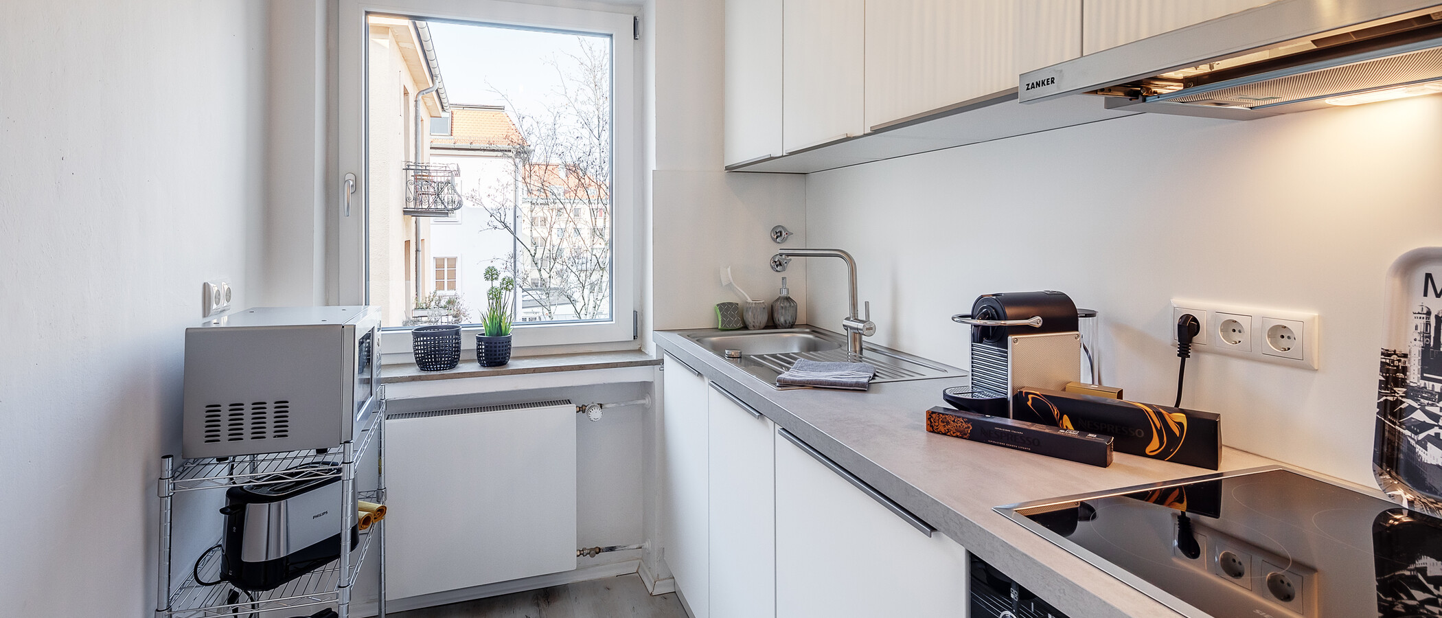 квартира München Neuhausen 01 кухня 12418