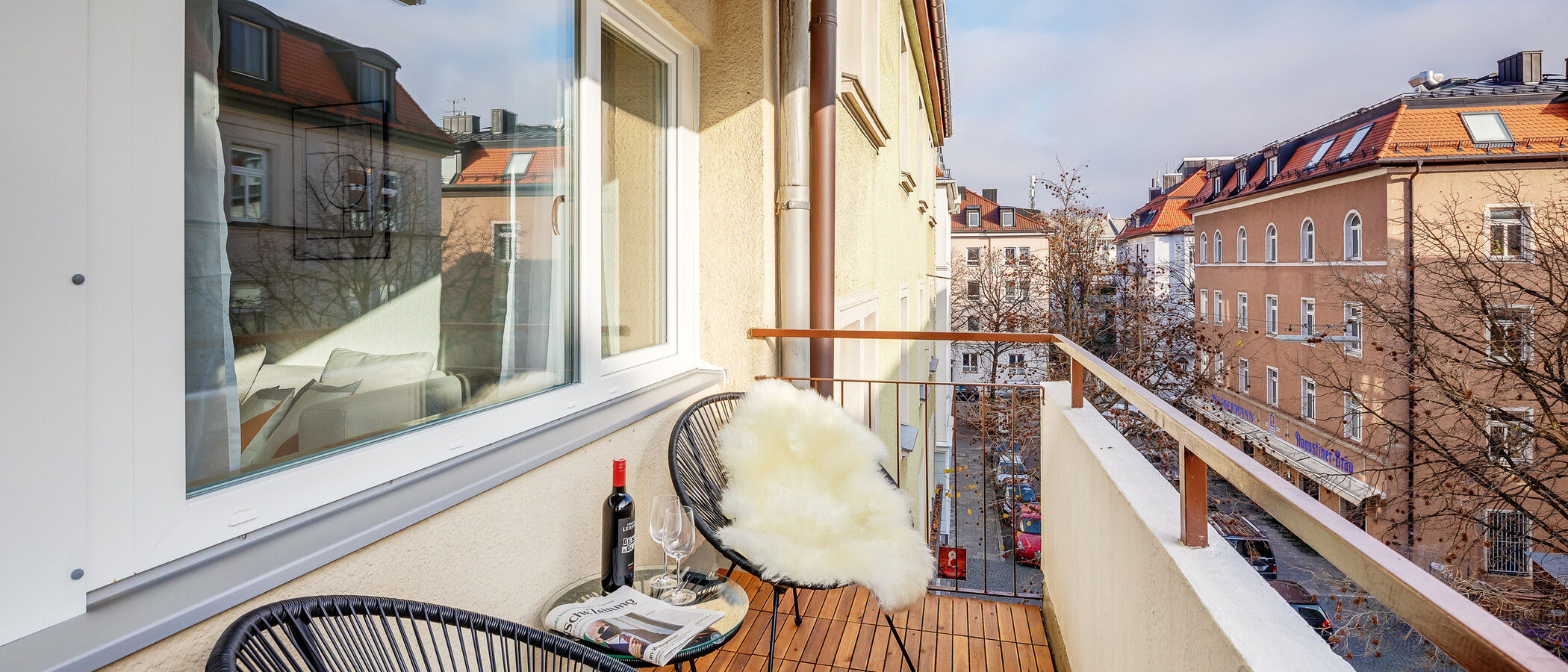 квартира München Neuhausen 01 балкон 12418
