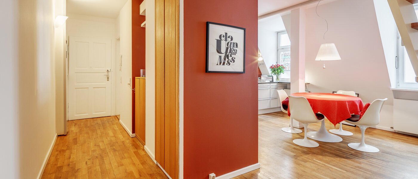 двухэтажная квартира München Gärtnerplatzviertel 01 коридор 12440