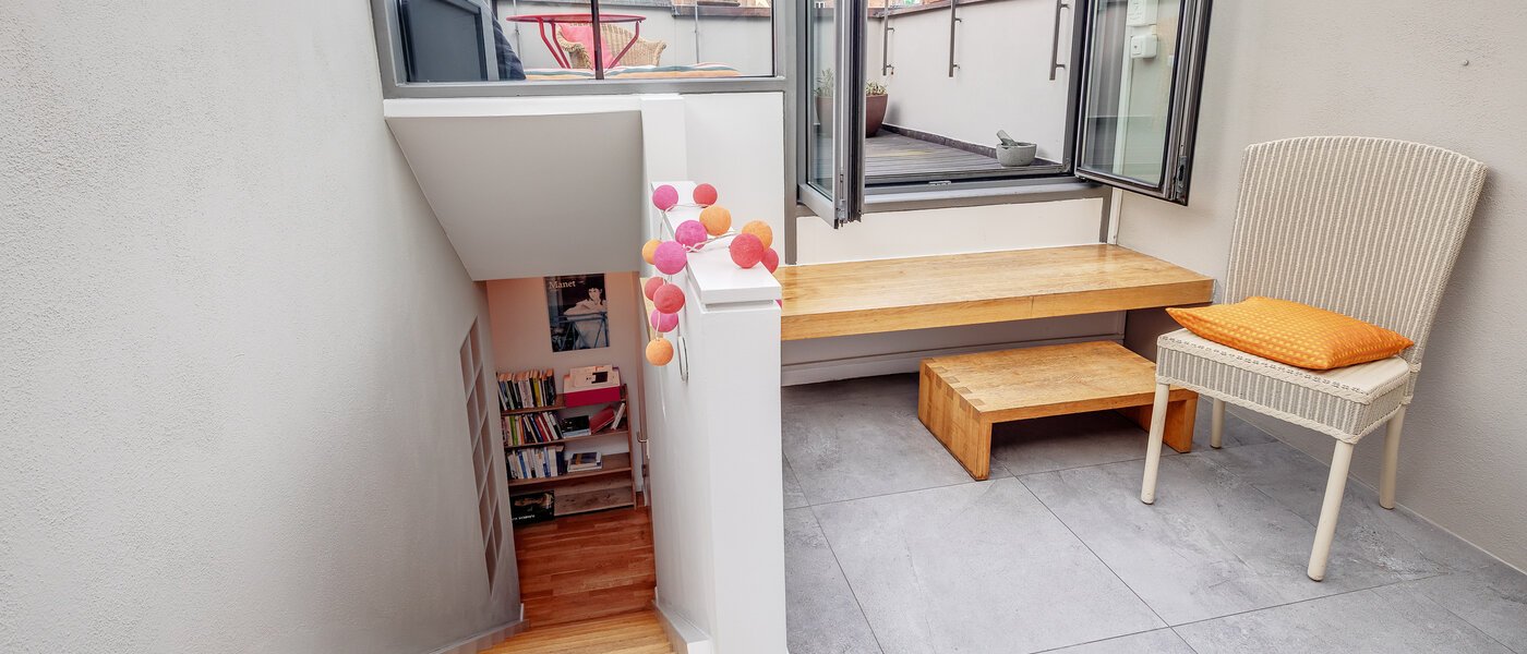 двухэтажная квартира München Gärtnerplatzviertel 03 застекленная терраса 12440