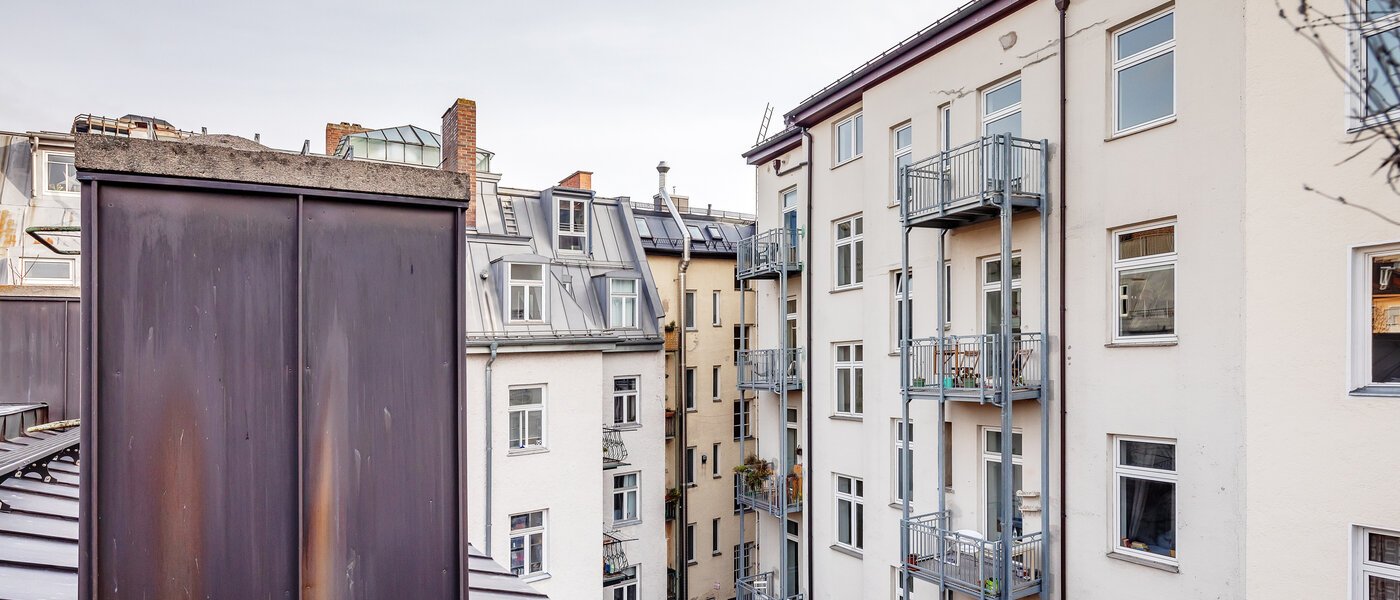 двухэтажная квартира München Gärtnerplatzviertel 03 вид из окна 12440