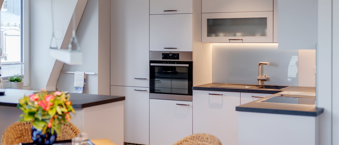 мансардная квартира München Au 02 кухня 12452