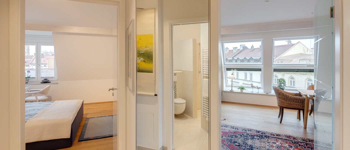 мансардная квартира München Au 02 коридор 12452