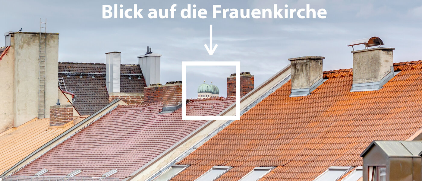 мансардная квартира München Au 04 вид из окна 12452