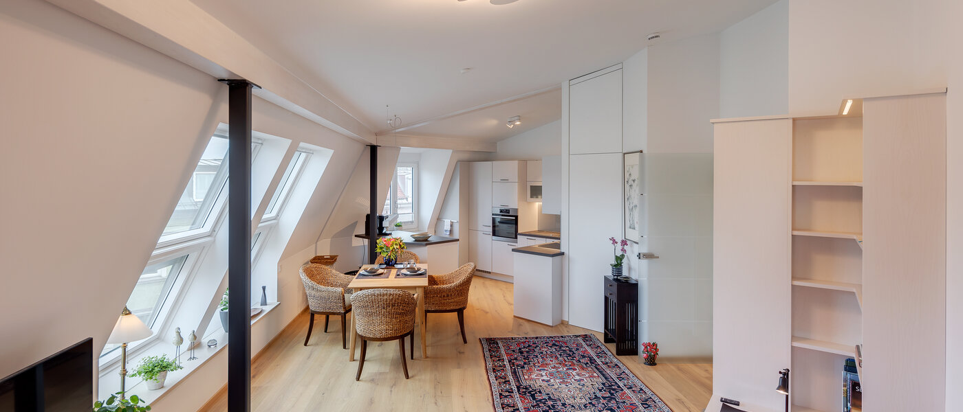 мансардная квартира München Au 01 жилое пространство 12452