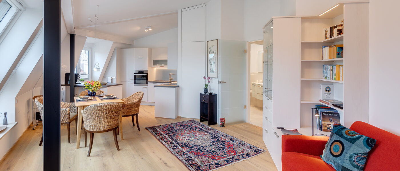 мансардная квартира München Au 05 жилое пространство 12452