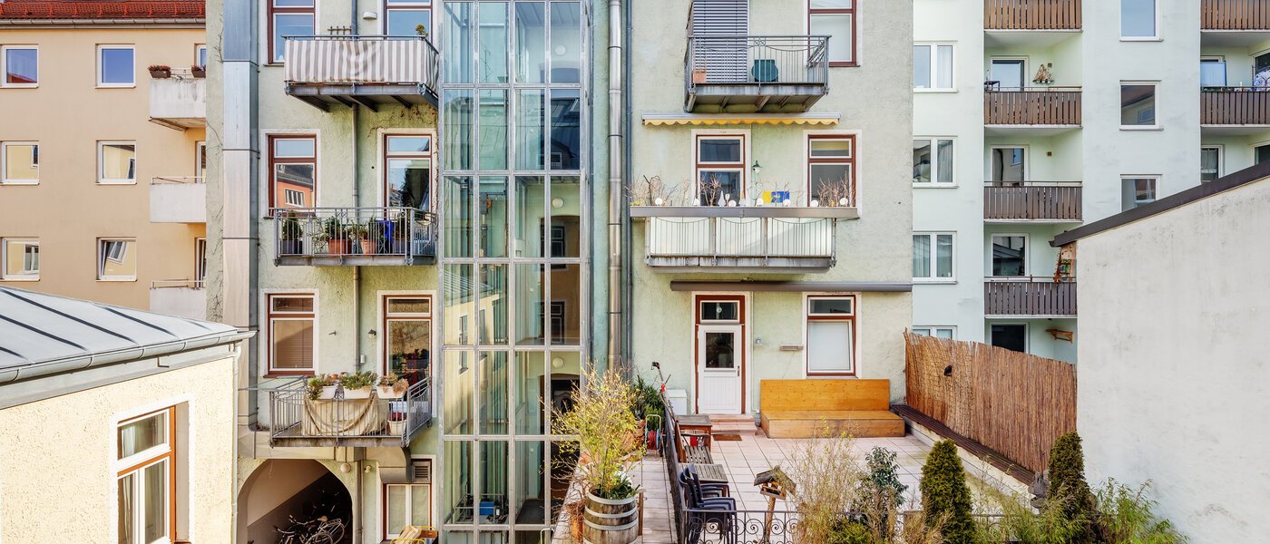 квартира München Maxvorstadt 01 вид из окна 12472