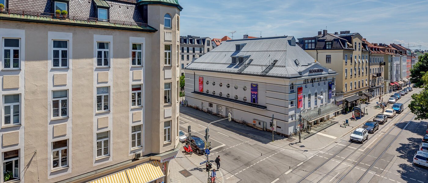 квартира München Schwabing 02 вид из окна 12475