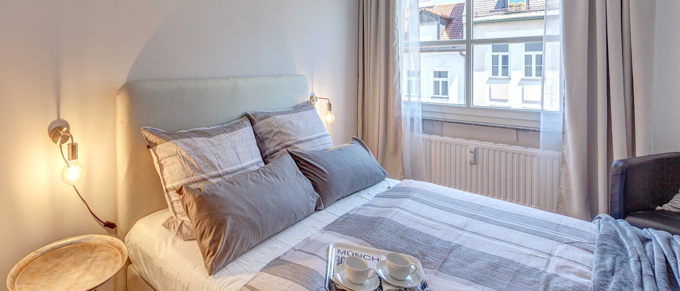 квартира München Schwabing 02 2-я спальная комната 12475