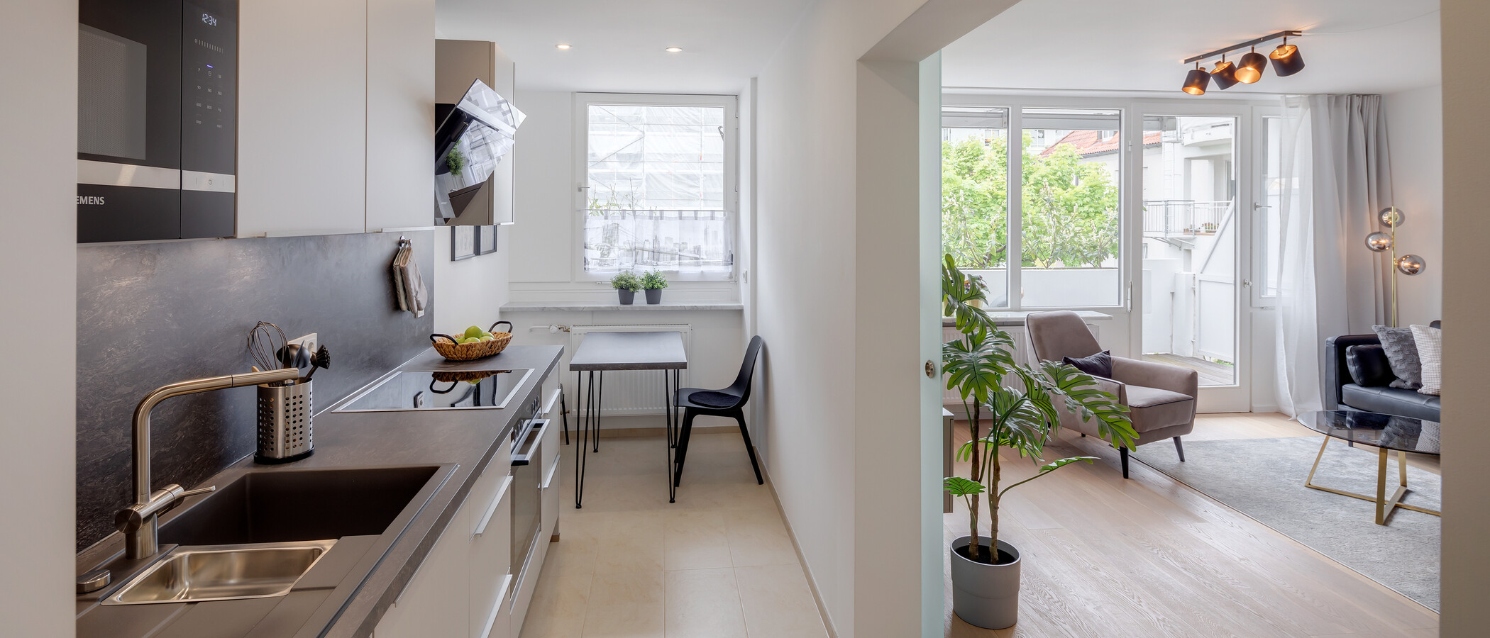 квартира München Sendling 02 кухня 12477