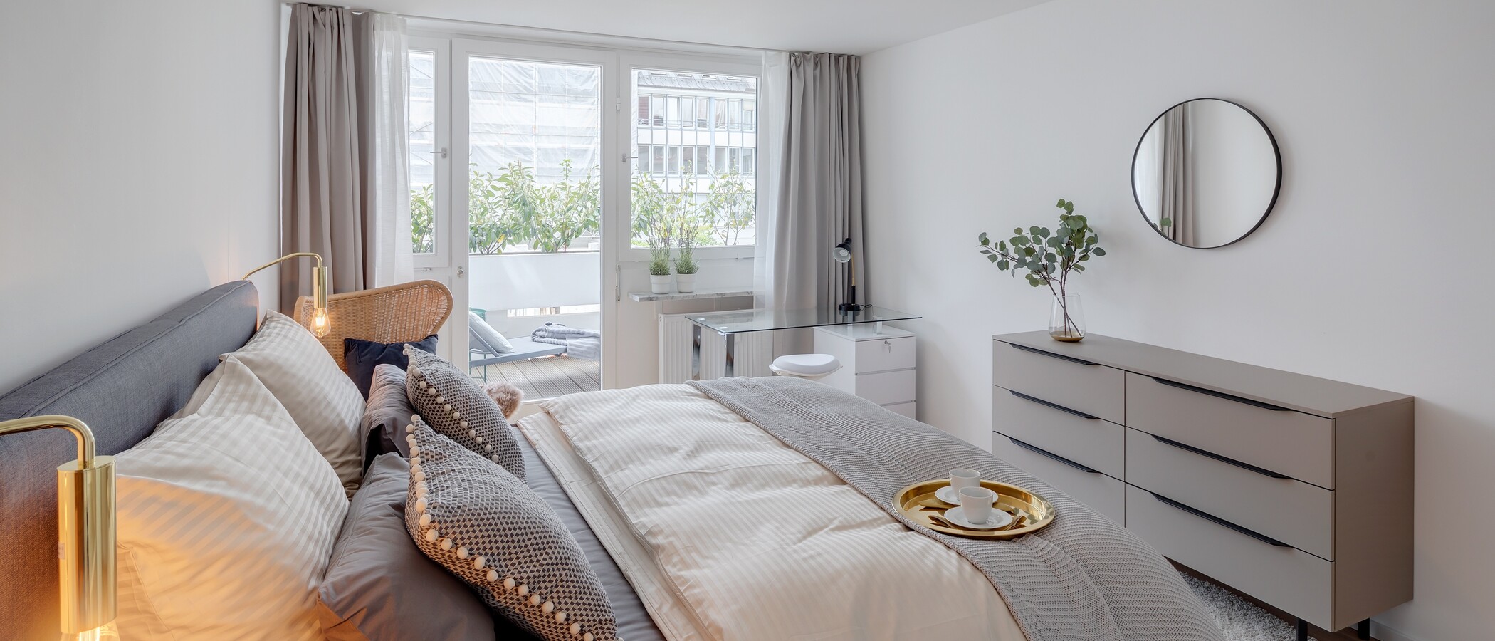 квартира München Sendling 03 спальная комната 12477