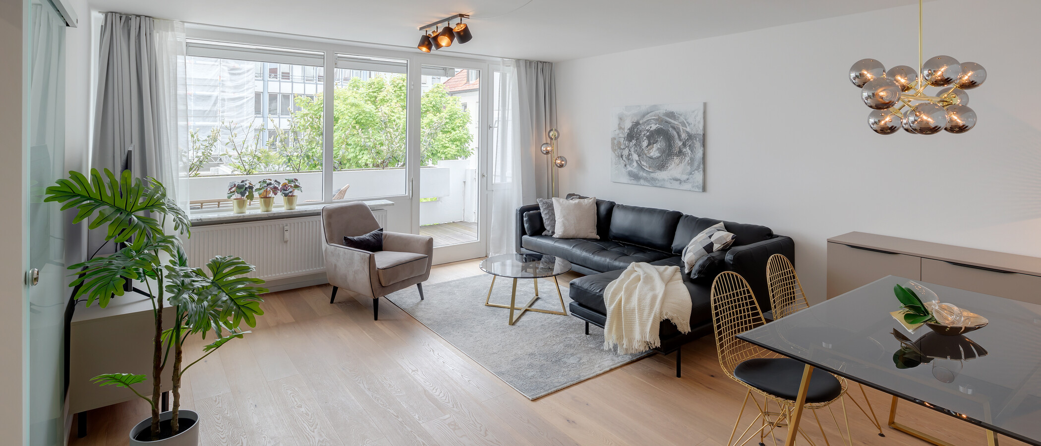 квартира München Sendling 01 жилое пространство 12477