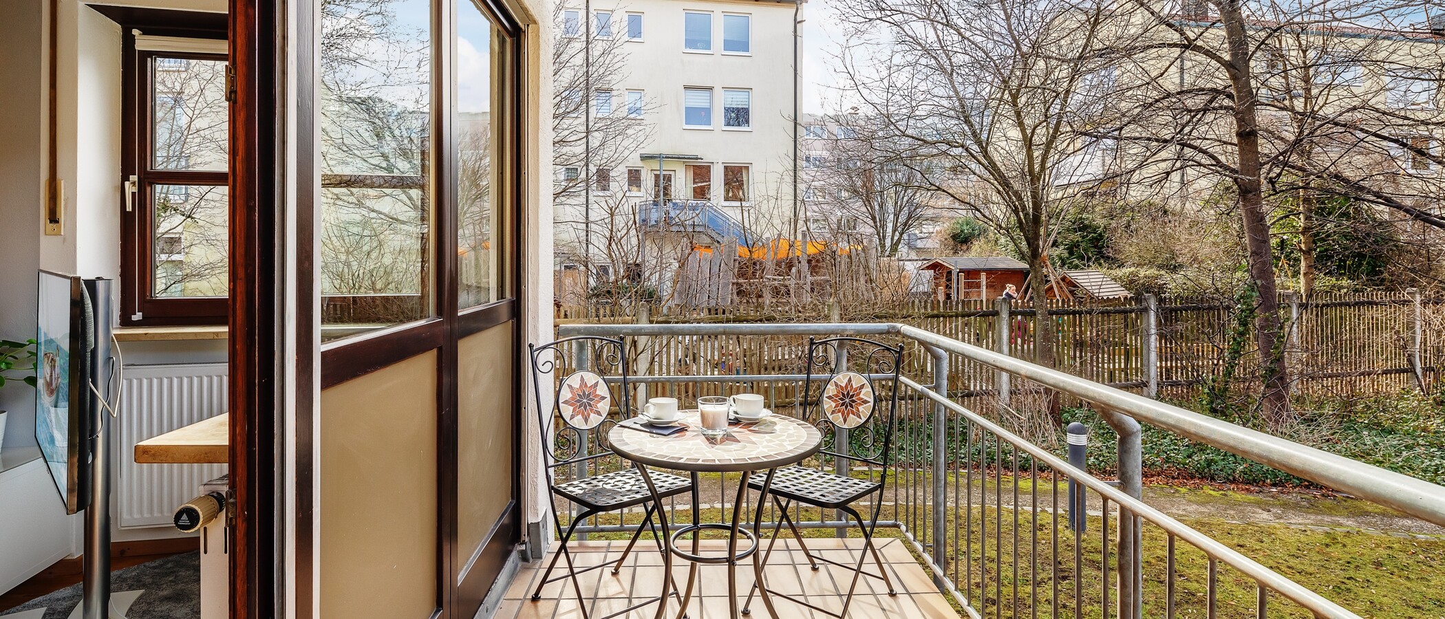 двухэтажная квартира München Milbertshofen 01 балкон 12485