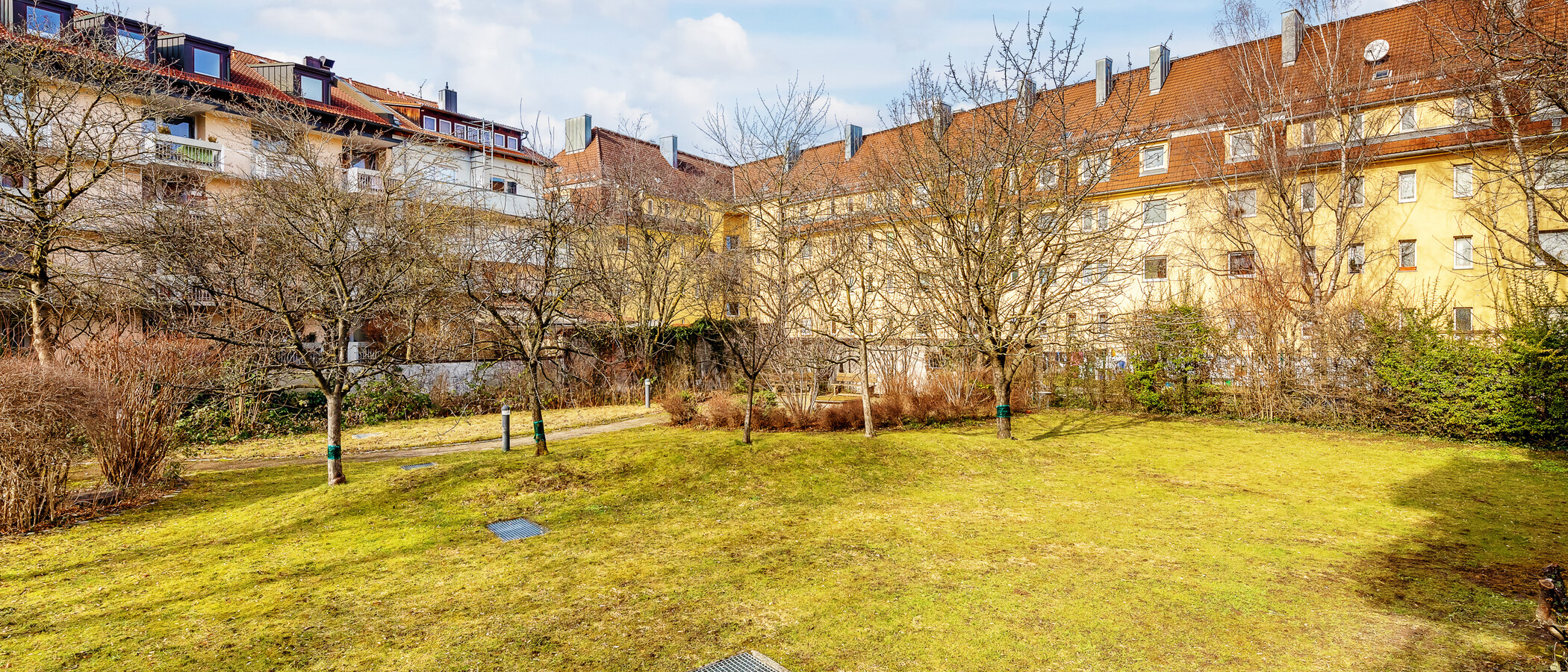 двухэтажная квартира München Milbertshofen 01 вид из окна 12485
