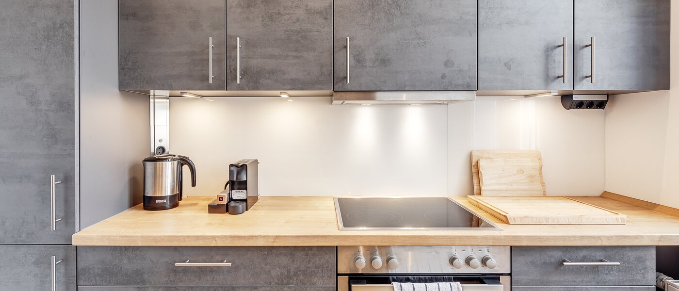 квартира München Maxvorstadt - Universitätsviertel 02 кухня 12491