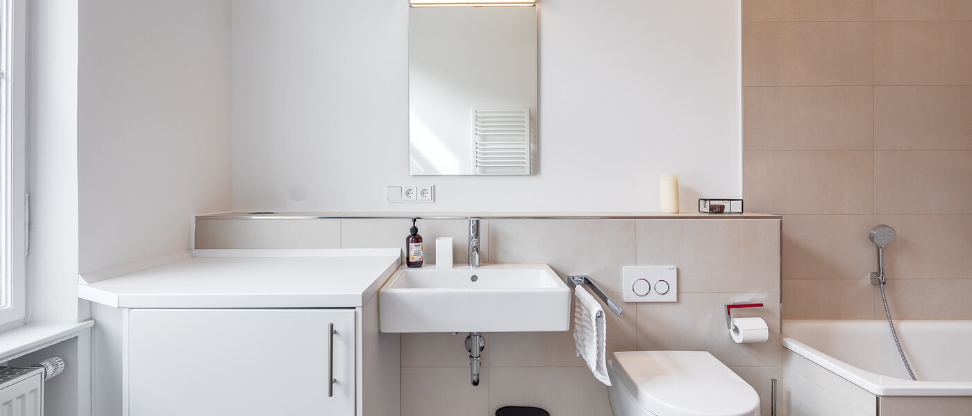 квартира München Maxvorstadt - Universitätsviertel 05 ванная комната 12491