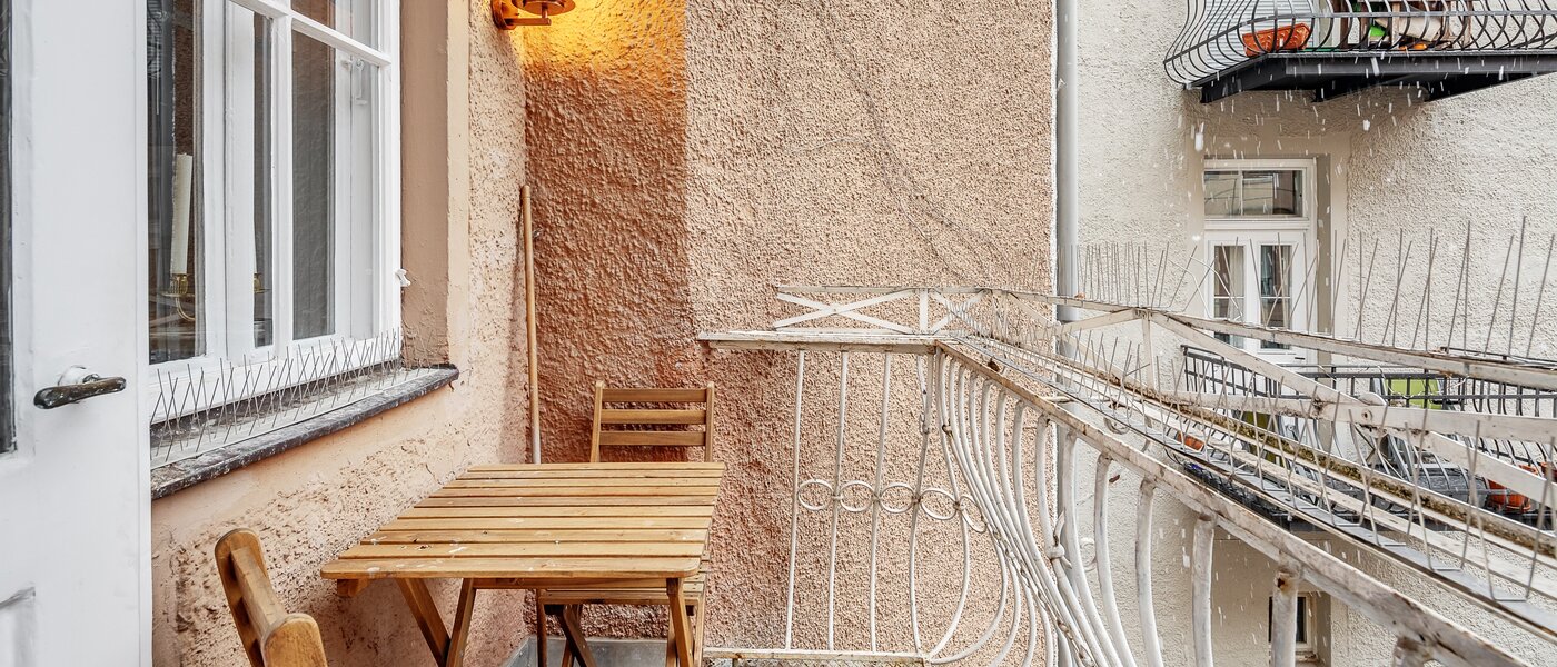 квартира München Maxvorstadt - Universitätsviertel 01 балкон 12491