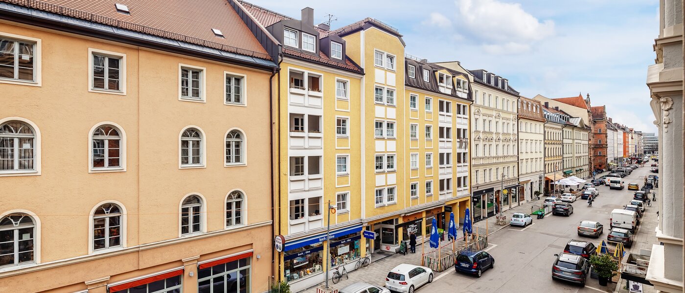 квартира München Maxvorstadt - Universitätsviertel 01 вид из окна 12491