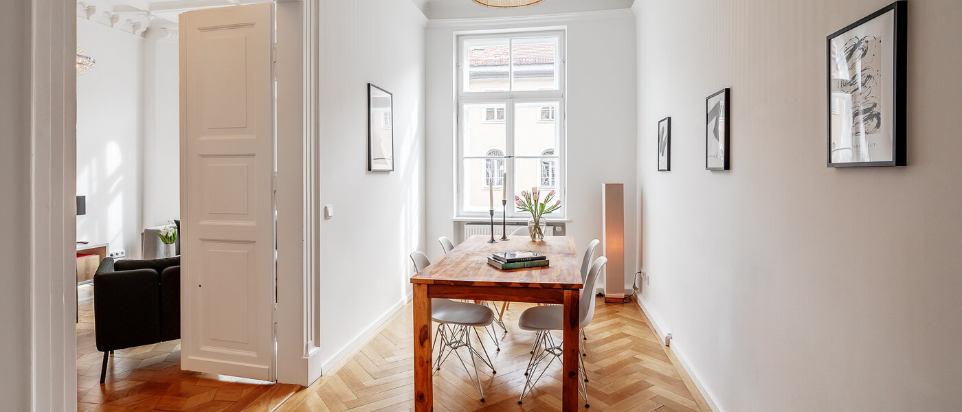 квартира München Maxvorstadt - Universitätsviertel 01 обеденный зал 12491