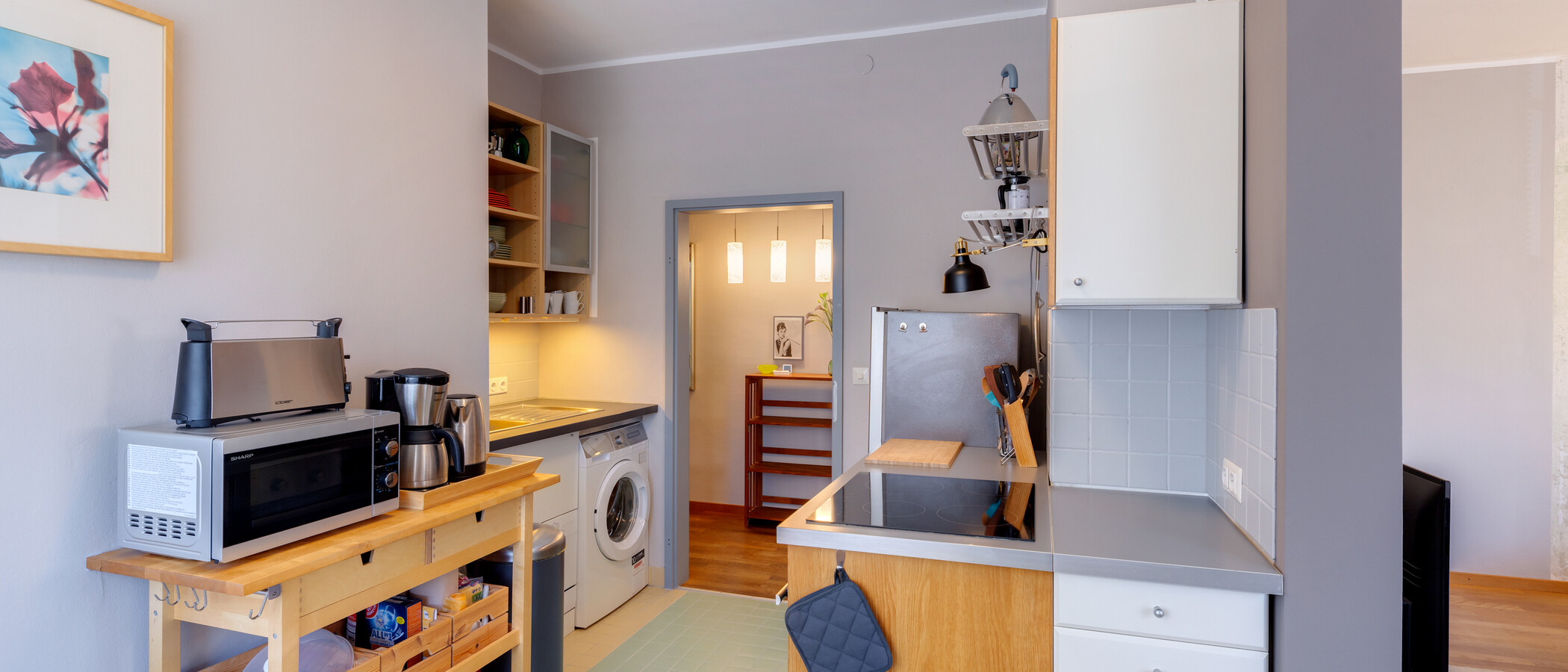 квартира München Untergiesing 03 кухня 1250