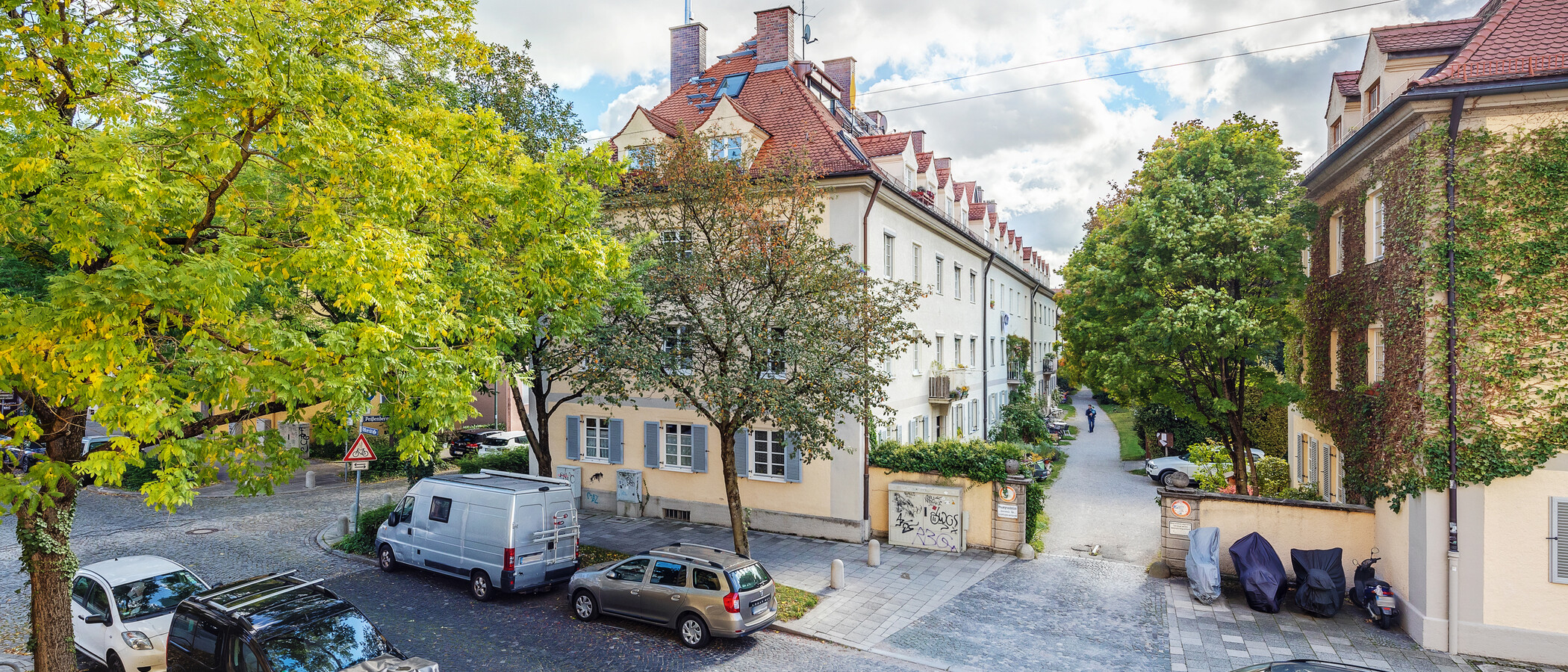 квартира München Untergiesing 01 вид из окна 1250