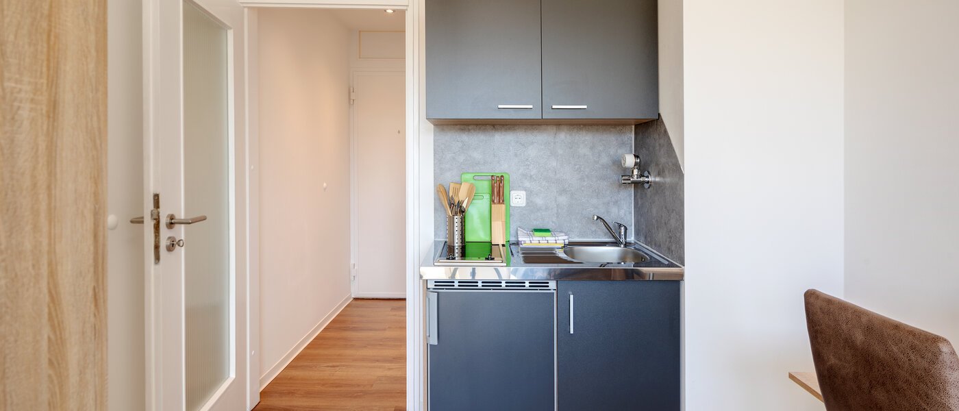 квартира München Maxvorstadt - Universitätsviertel 01 кухня 12510