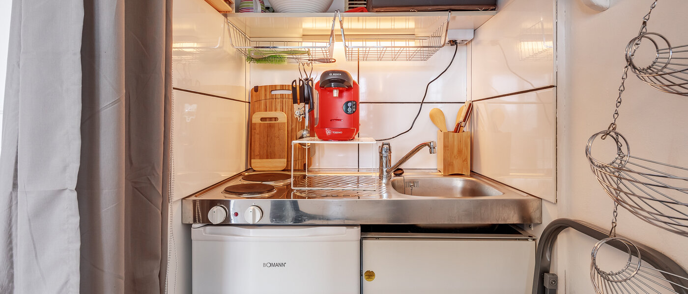 квартира München Arabellapark 02 кухня 12513