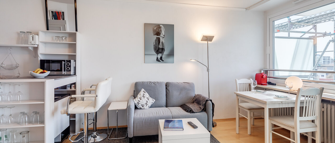 квартира München Arabellapark 01 жилое пространство 12513