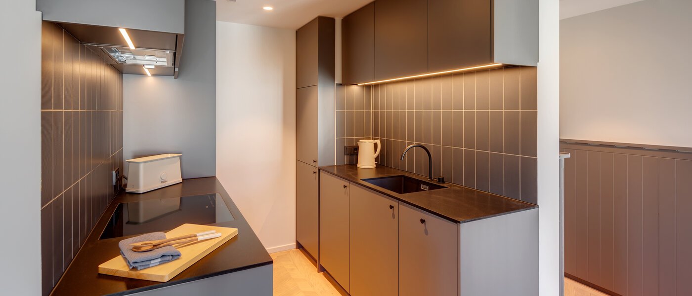 квартира München Herzogpark 02 кухня 12526