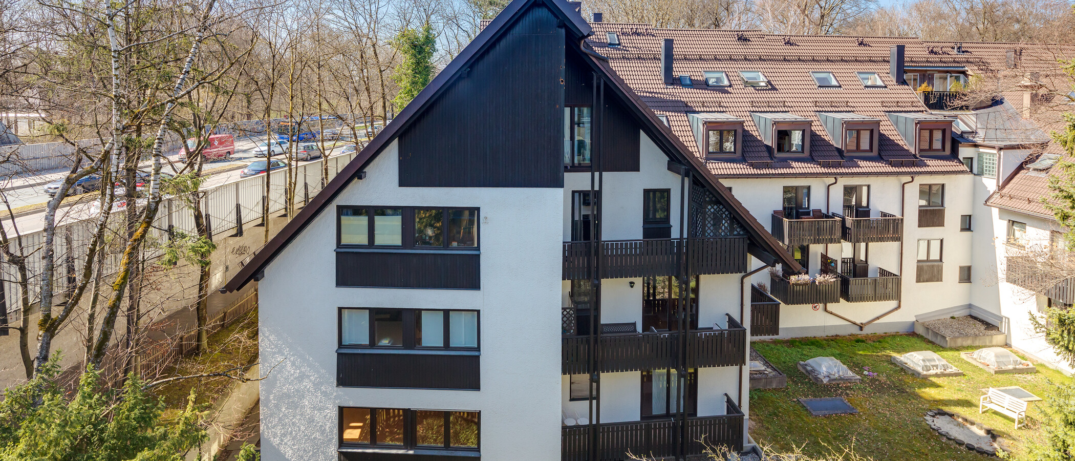 квартира München Herzogpark 01 вид из окна 12528