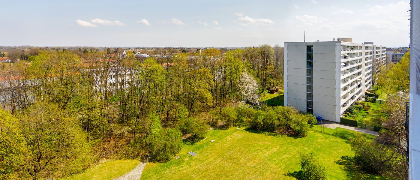 квартира München Johanneskirchen 02 вид из окна 12536