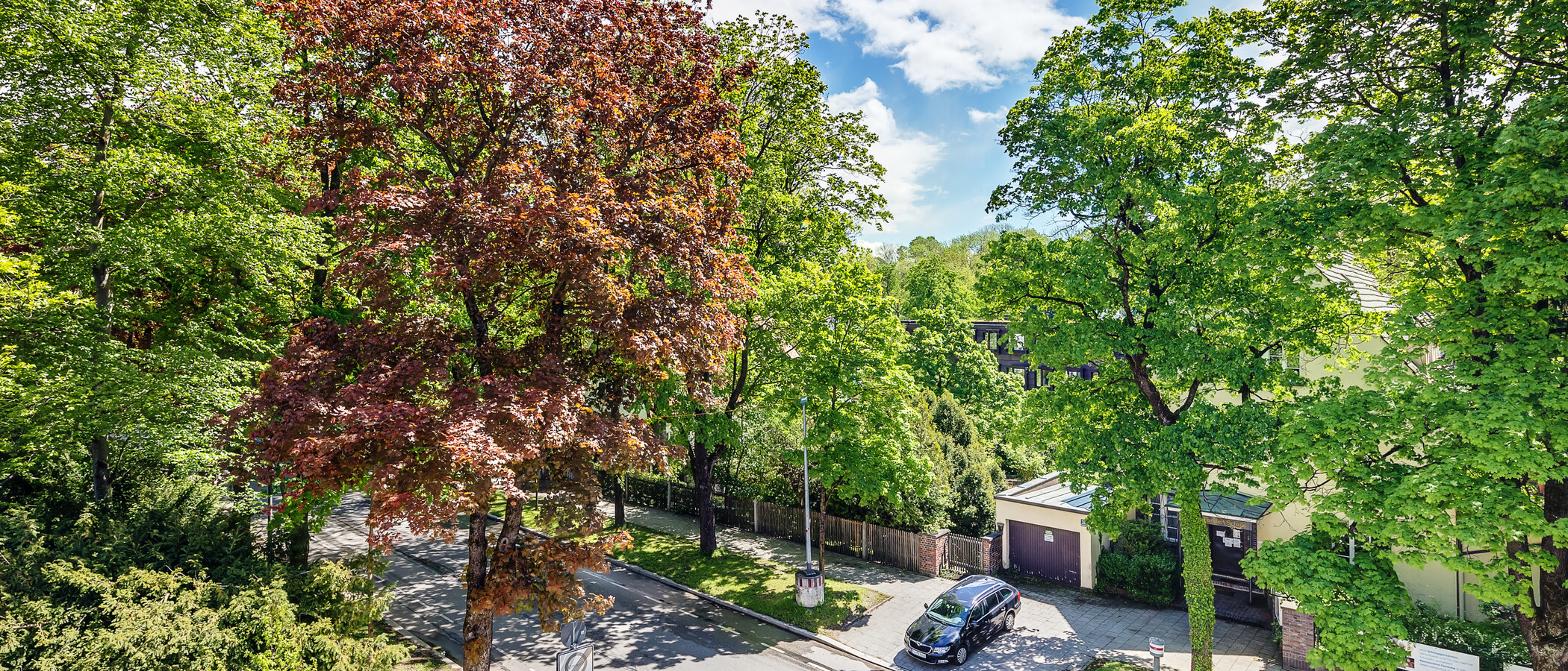 квартира München Herzogpark 01 вид из окна 12546