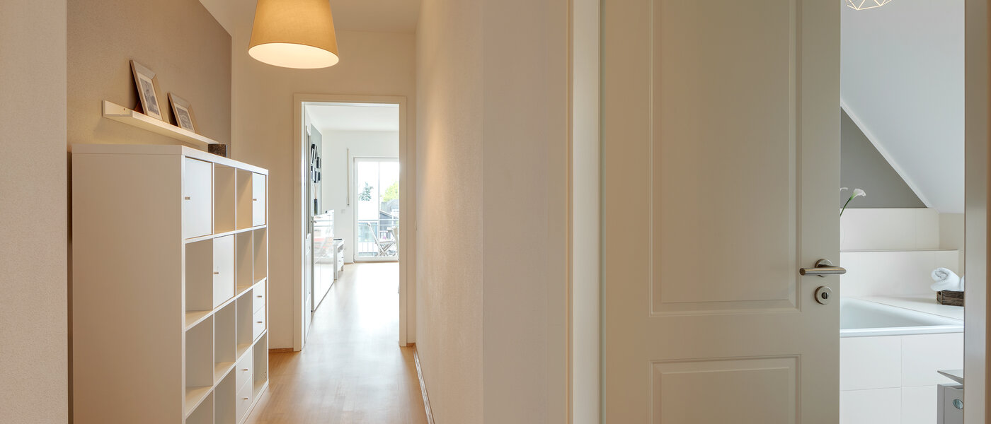 мансардная квартира München Lerchenau 02 коридор 12556