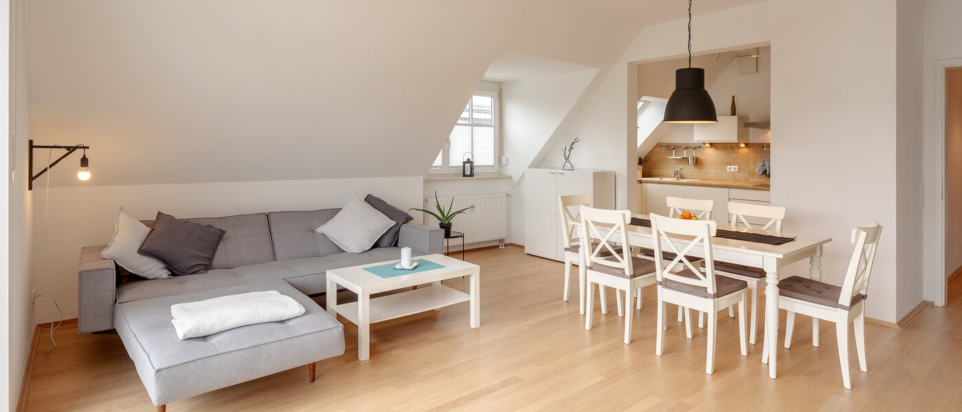 мансардная квартира München Lerchenau 01 жилое пространство 12556