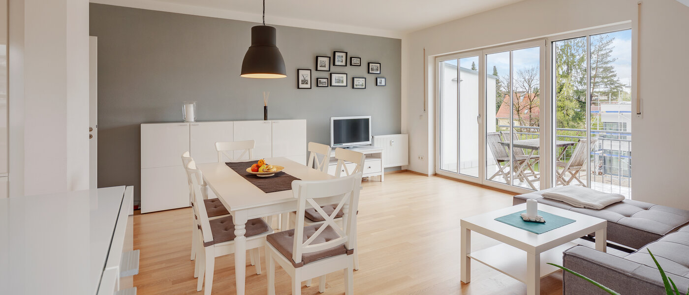 мансардная квартира München Lerchenau 04 жилое пространство 12556