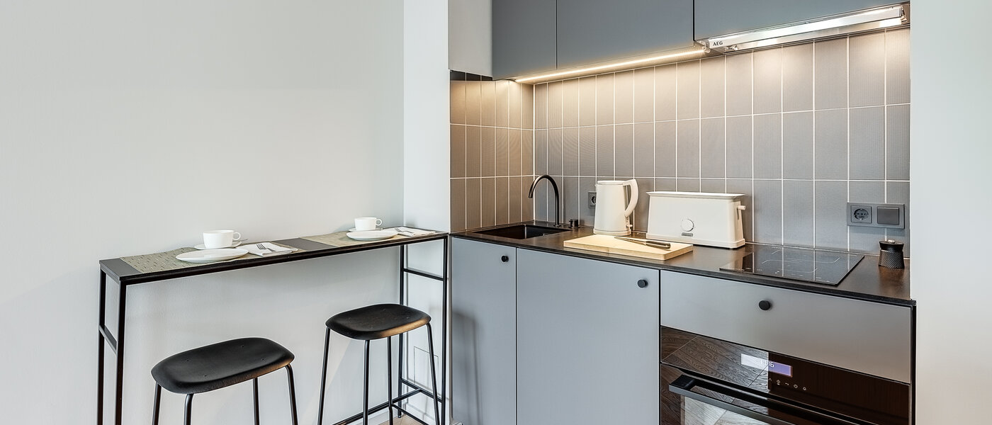 квартира München Herzogpark 01 кухня 12567