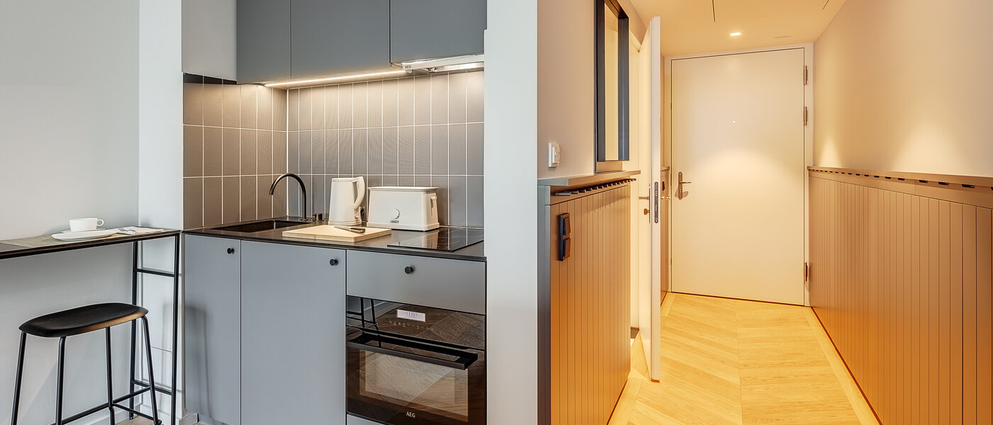 квартира München Herzogpark 01 коридор 12567