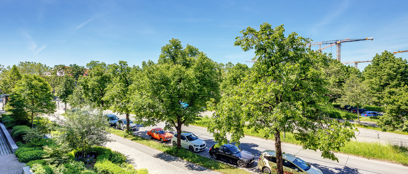 квартира München Schwabing-West (rund um den Hohenzollernplatz) 01 вид из окна 12583