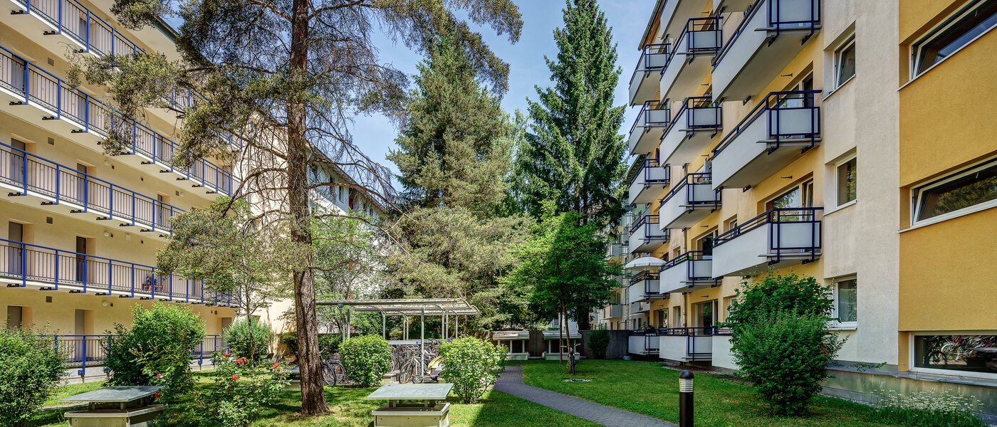 квартира München Untersendling 01 внутренний двор  12584