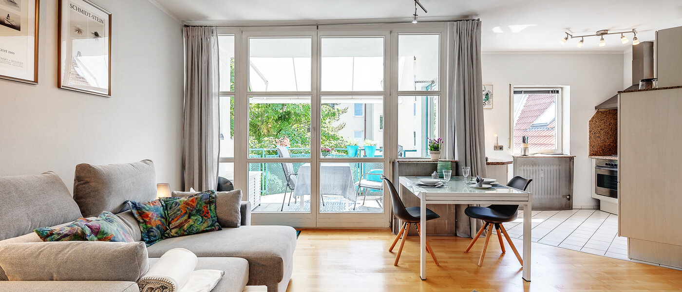 мансардная квартира München Maxvorstadt 01 жилое пространство 12588